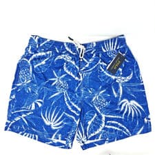 Image of Polo Ralph Lauren Swimming Shorts XL Trunks Blue Tropical Pony 175