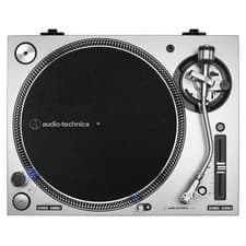 Image of Audio Technica ATLP140XPSVEUK Direct Drive Turntable Silver With 2 Year Warranty