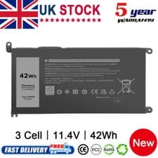 Image of ✅For Dell YRDD6 1VX1H VM732 FDRHM Laptop Battery 11.4V 42Wh 3-Cell