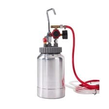 Image of 2L Paint Pressure Pot Spray Tank with Air Regulator for Paint Coating Work