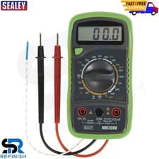 Image of Sealey MM20HV 8-Function Hi-Vis Digital Multimeter with Thermocouple