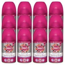 Image of 12 x AirPure Sparkling Berry Refill Can Automatic Fragrance Air Freshener 250ml