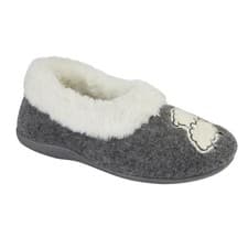Image of Sleepers Womens/Ladies Sheep Faux Fur Slippers DF2135