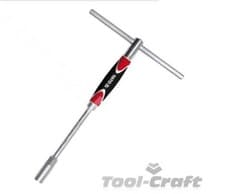 Image of Yato professional T handled deep socket wrench spanner with rotary grip 8-15 mm