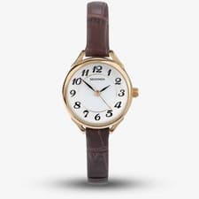 Image of Sekonda Easy Reader Brown Leather Strap Watch 4701