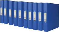 Image of 25Mm 2 Ring Binder Polypropylene A4 Blue (Pack of 10) KF02003