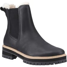 Image of TOMS Bennet Leather Women's Black Boots New