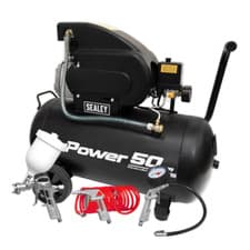 Image of Sealey 50L Direct Drive Air Compressor 2hp (SAC5020APK)