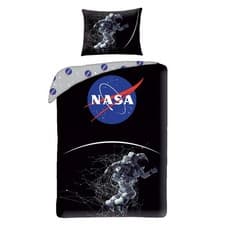 Image of NASA Astronaut EU Size Single Bedding Set Kids Two-sided Duvet Cover 100% Cotton