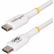 Image of Startech 1M White Usb-C Charging Cable Usb-If Certified Usb C Cable 240W Pd Epr