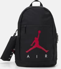 Image of NIKE AIR JORDAN Backpack Travel Rucksack Sports Adjustable Shoulder Straps Jump