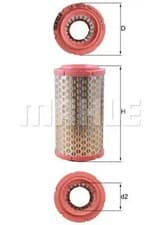 Image of Air filter Filter Insert LX 4574 KNECHT for FIAT FSO