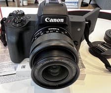 Image of Canon EOS M50 Digital Camera with 15-45mm Lens Black