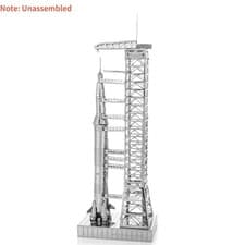 Image of 15cm X 5cm 1:770 High Quality USA Apollo 11 Saturn V w/ Gantry Unassembled Model