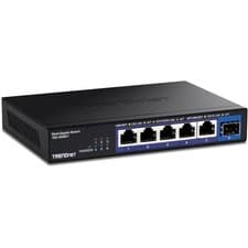 Image of TRENDnet 6-Port Unmanaged 2.5G Switch with 10G SFP+ Port, TEG-S5061, 5 x 2.5GBAS