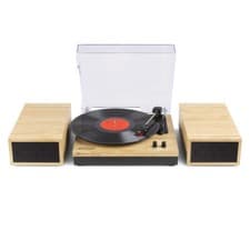 Image of Vinyl Player with Speakers, LP Record Turntable Stereo System, Bluetooth, RP165L