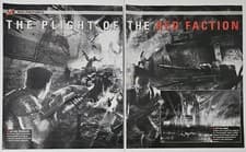 Image of Red Faction II 2 Vintage Magazine Print Ad Poster Art THQ PS2 Xbox Game 2002
