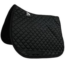 Image of Whitaker Ted Saddle Pad Lightweight Liner Pad F/Size Black Turquoise *FREE POST*