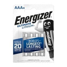 Image of Energizer AAA Ultimate Lithium Batteries – 4 Pack for TV Remotes