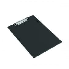Image of 10 x A4 foolscap Black Clipboard Foolscap PVC Clip Board 5 Star office