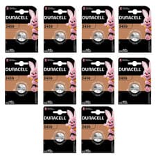 Image of 10x Duracell CR2450 3V Lithium Coin Cell Battery 2450 DL2450 K2450L Longest Exp