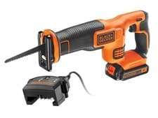 Image of Black and Decker 18v Cordless Reciprocating Saw With 1 x 1.5ah XMS24BDRECIP