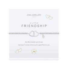 Image of Joma Jewellery A Little FRIENDSHIP Silver Plated Beaded Bracelet + Gift Bag