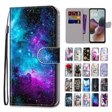 Image of Flip Phone Case For Motorola Moto G56 G86 Power Shockproof Stand Wallet Cover