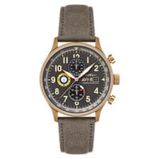 Image of AVI-8 Hawker Hurricane Gold Grey Men's Watch AV-4011-0P