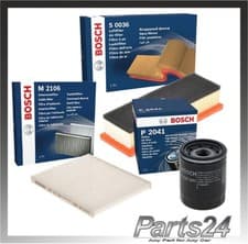 Image of SERVICE KIT for FORD KA (B420) 1.2 PETROL BOSCH OIL AIR CABIN FILTERS 2008-2016