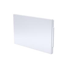 Image of Modern Bathroom Shower Bath 800mm Acrylic End Panel - Gloss White 550mm High