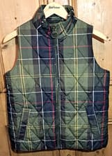 Image of Barbour - CORRY Liner/Gilet. TARTAN. UK 8. BNWithoutTAGS