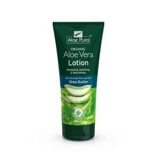 Image of Organic Aloe Vera Lotion, Soothing & Hydrating, Vegan, Cruelty/SLSFree 200ml