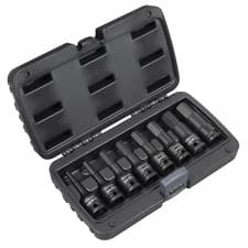Image of Sealey AK5600 Impact Hex Socket Bit Set 8pc 1/2"Sq Drive - Imperial