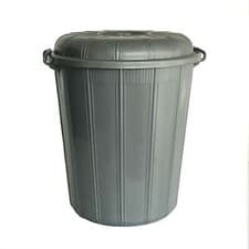 Image of 40L Bin Clip Lid Waste Plastic Dustbin Rubbish Home Kitchen Office Waste Bin