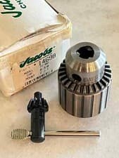 Image of JACOBS #14698 Drill Chuck, 31-02, 0-3/8" CAP, 2S Taper, Made In USA