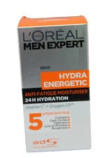 Image of LOREAL MEN EXPERT HYDRA ENERGETIC ANTI FATIGUE MOISTURISER 24HR HYDRATION 50ML