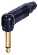 Image of NEUTRIK - 6.35mm Jack Plug, Mono, 90 Degree, Black