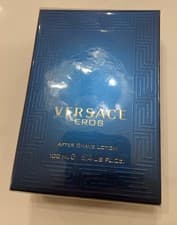 Image of Versace Eros Aftershave Lotion 100ml Splash For Men | New & Sealed | Authentic