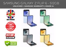 Image of Samsung Galaxy Z Flip 6 512GB All Colours Unlocked Android Smartphone - Grade A+