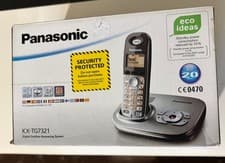 Image of Panasonic KX-TG 6821 Cordless Phone, Single Handset with Answer Machine