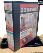 Image of 4-Pack Elba A4 Presentation Ring Binders 50mm 4 D-Rings Spine 70mm