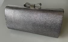 Image of Accessorize silver clutch bag