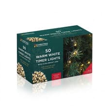 Image of BATTERY OPERATED LED XMAS FAIRY LIGHTS WITH TIMER INDOOR OUTDOOR CHRISTMAS PARTY