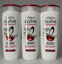 Image of 3 x L'Oreal Elvive Full Restore 5 Repairing Shampoo 400ml