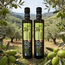 Image of High Polyphenol Limited Production Greek Extra Virgin Olive Oil, 1lt, 2 x 500ml.