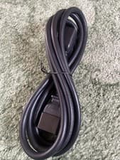 Image of 2m IEC Male C20 to Female C19 Extension Lead, Black 16A, 250V