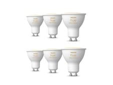 Image of Philips Hue GU10 White Ambiance Smart Bulbs 6 Pack Alexa Google Home Lighting UK