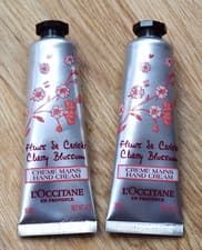 Image of 2 x 30ml L'Occitane Cherry Blossom Hand Cream - sealed & free shipping