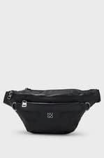 Image of Hugo Boss Nesh - Hugo Bumbag Twill Belt Bag With Metallic Stacked Logo